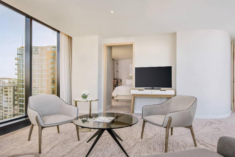 带双人大床的行政管理套房, Jw Marriott Parq Vancouver