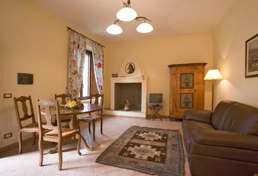 带1个卧室带花园景观的公寓, Agriturismo Pantano Borghese