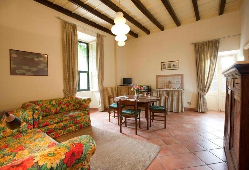 带1个卧室的带阳台的公寓, Agriturismo Pantano Borghese