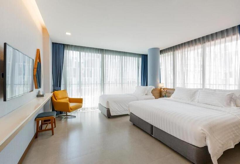 디럭스 패밀리 룸, Bluesotel Krabi Aonang Beach Sha Extra Plus