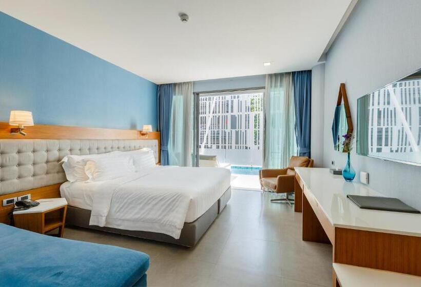 풀장 전망 디럭스 룸, Bluesotel Krabi Aonang Beach Sha Extra Plus