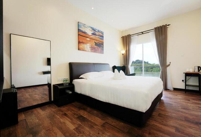 חדר דחוקס עם מיטת קינג, Le Shore