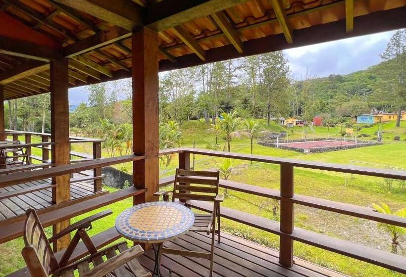 Balkonlu Delüks Oda, Pousada Ananda Parivara Ashram