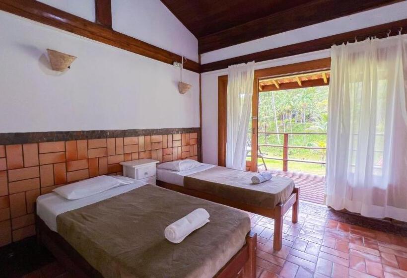 Balkonlu Delüks Oda, Pousada Ananda Parivara Ashram