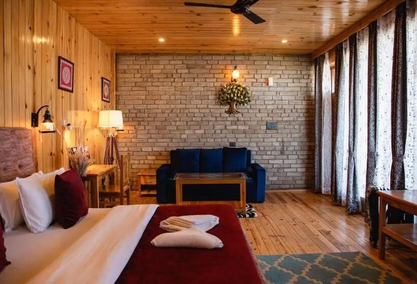 Villa 1 Makuuhuone Puutarhanäkymä, Kasar Himalaya Holiday Resort, Binsar Rd