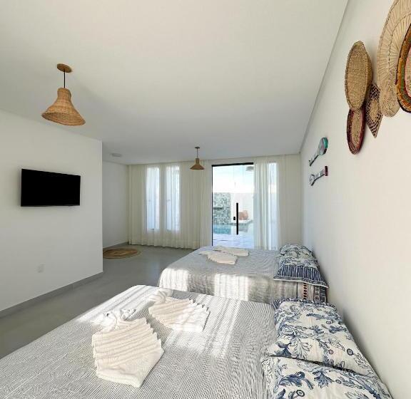 חדר לארבעה סטנדרטי עם מרפסת, Casa Al Mare