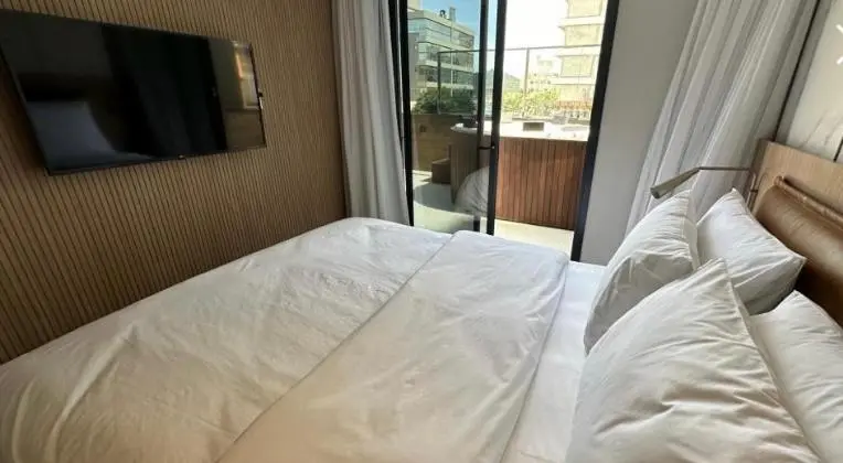 Standard-huone Parveke, Apartamento Duplo Luxo Com Jacuzi 6 Lugares