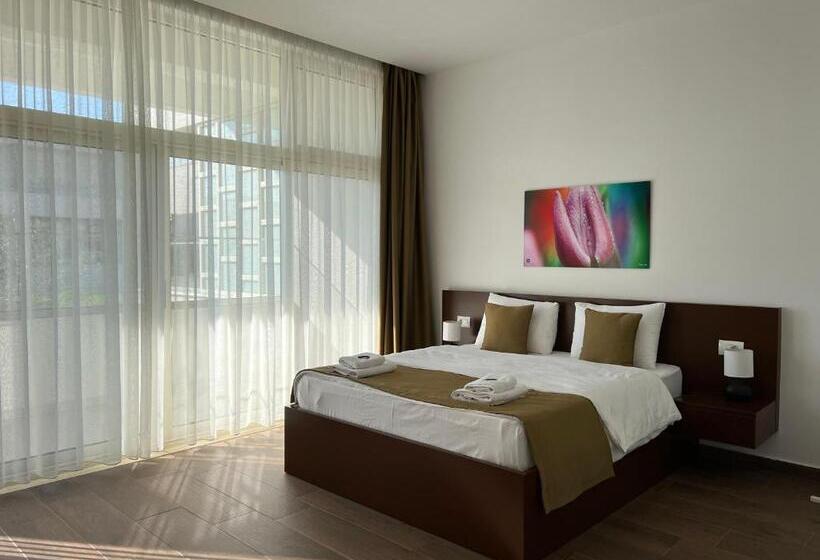 דירה בת חדר שינה 1 עם מרפסת, Apart Hotel Perla Resort Lalez Durres