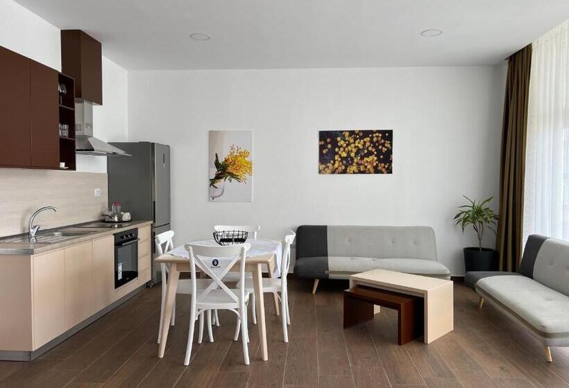 דירה בת חדר שינה 1 עם מרפסת, Apart Hotel Perla Resort Lalez Durres