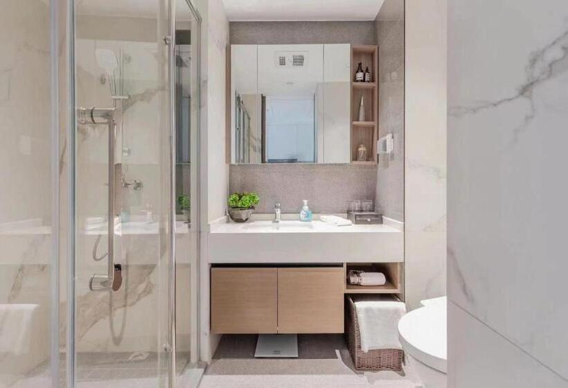 דירת חדר דלוקס, Cm Service Apartment Suzhou Science Amp Technology Town