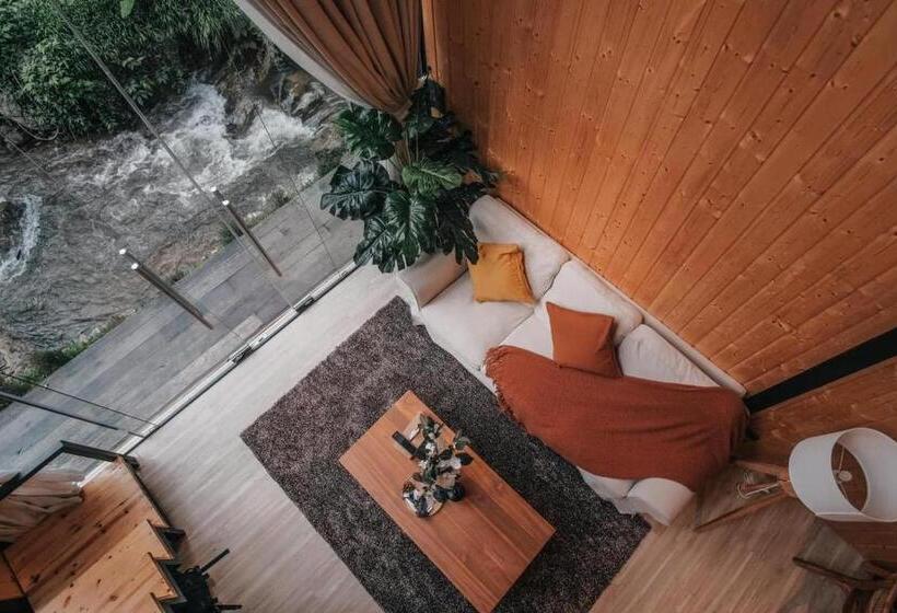 带花园景观和一个卧室的别墅, Morning Star Glamping