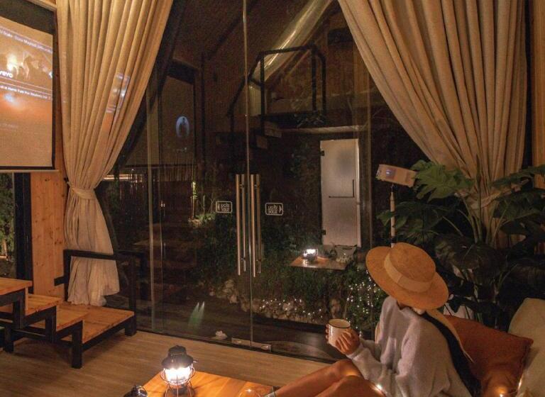 带花园景观和一个卧室的别墅, Morning Star Glamping