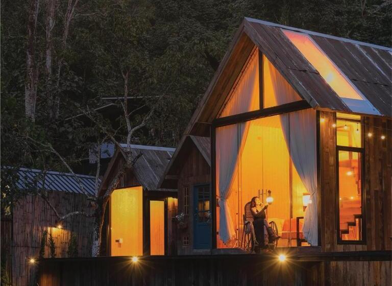 带花园景观和一个卧室的别墅, Morning Star Glamping