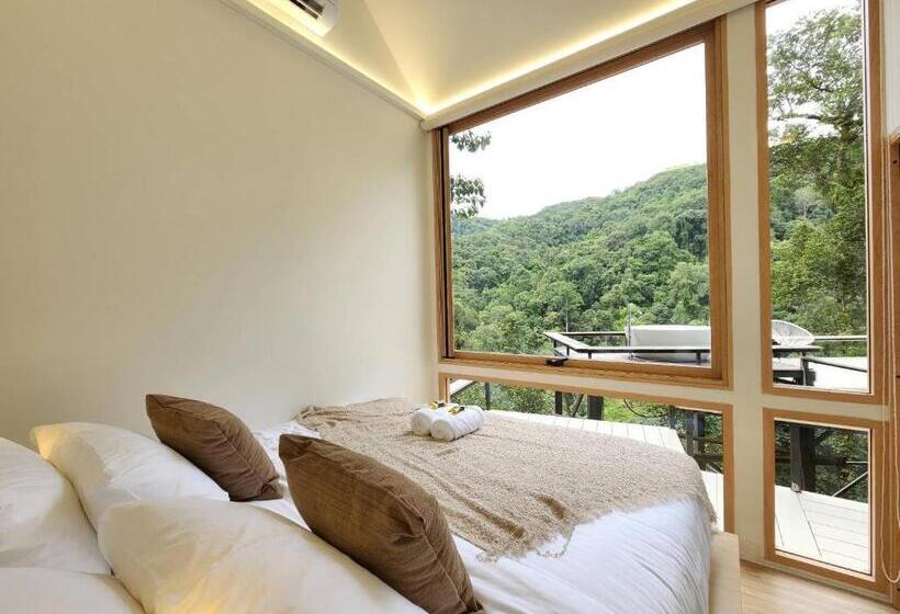 带花园景观和一个卧室的别墅, Morning Star Glamping