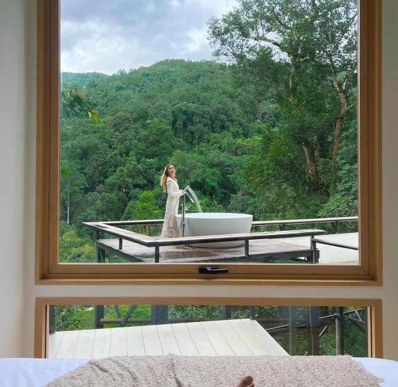 带花园景观和一个卧室的别墅, Morning Star Glamping