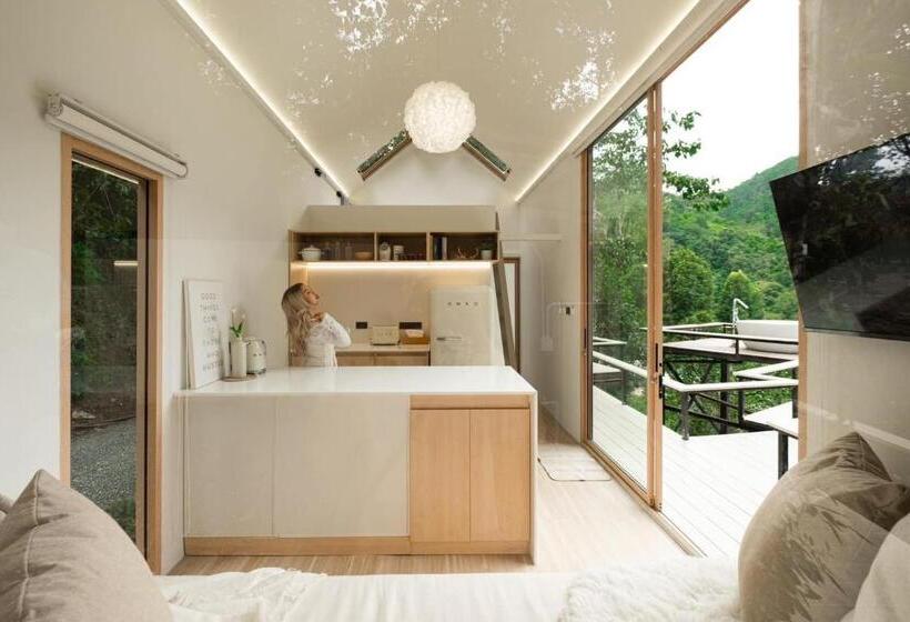 带花园景观和一个卧室的别墅, Morning Star Glamping