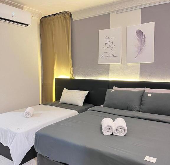 اتاق استاندارد سه نفره, Andiana Hotel & Lodge Kota Bharu City Centre #netflix