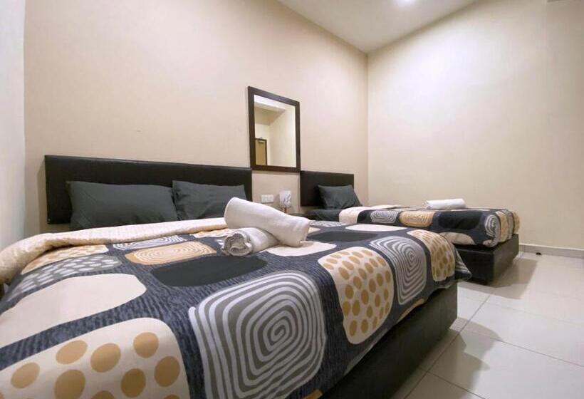 标准三人间, Ze Xiang Hotel Desa Jaya Ikea Self Check In