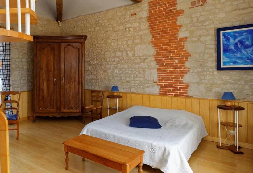 정원 전망 4인용 스탠다드 룸, Chambres D Hôtes Les Tilleuls