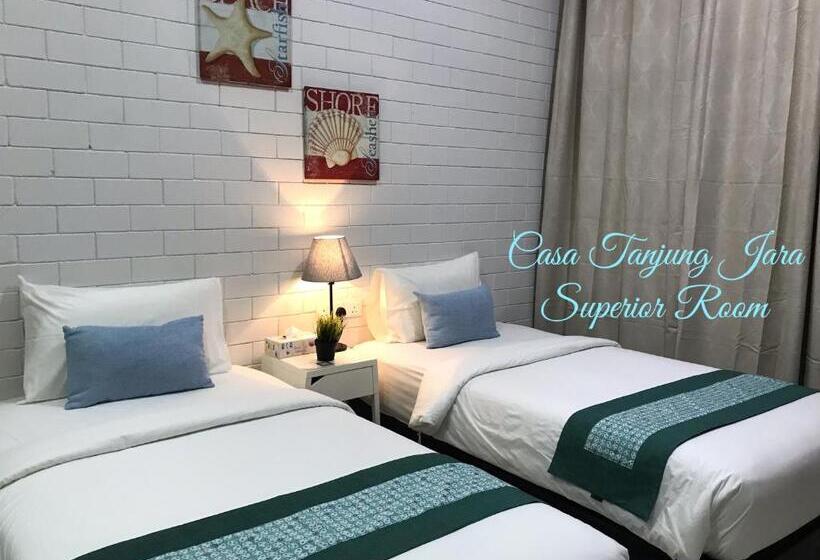 غرفة ديلوكس مطلة على حمام السباحة, Casa Tanjung Jara
