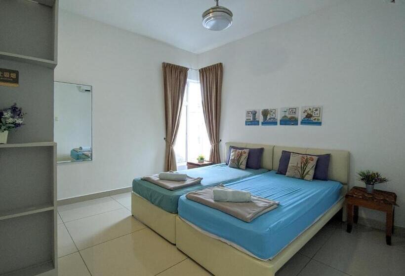 منزل غرفة نوم واحدة, Lux Villa 6rm 12 To 22 Pax Wifi Netflix Bbq Steamboat Games Beach Water Park