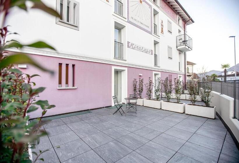 اتاق استاندارد با بالکن, Miralago Locarno Easy Rooms