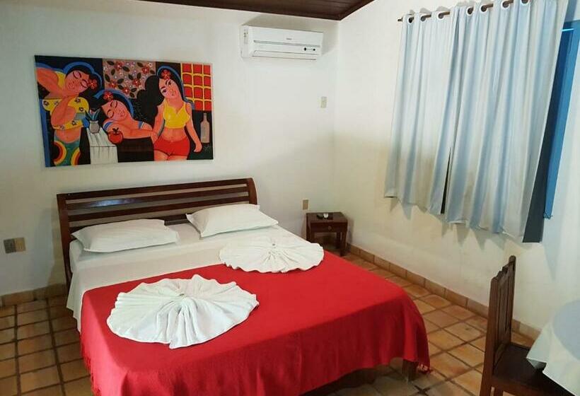 חדר אקונומי לארבעה, Pousada Barracuda Pipa