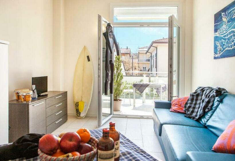１ベッドルームのデラックスアパートメント, Residence Sunrise Cesenatico