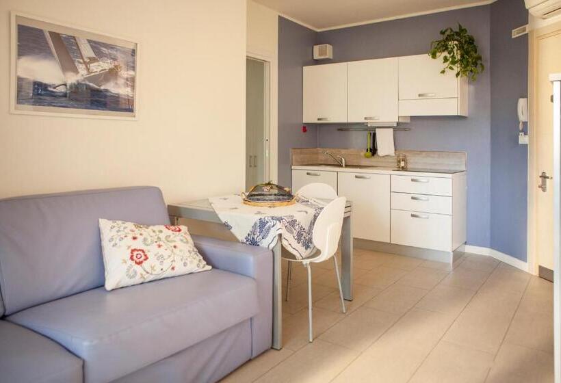 １階の１ベッドルームアパートメント, Residence Sunrise Cesenatico