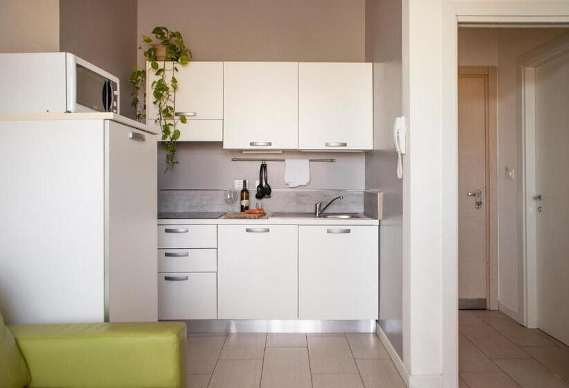バルコニー付き１ベッドルームアパートメント, Residence Sunrise Cesenatico