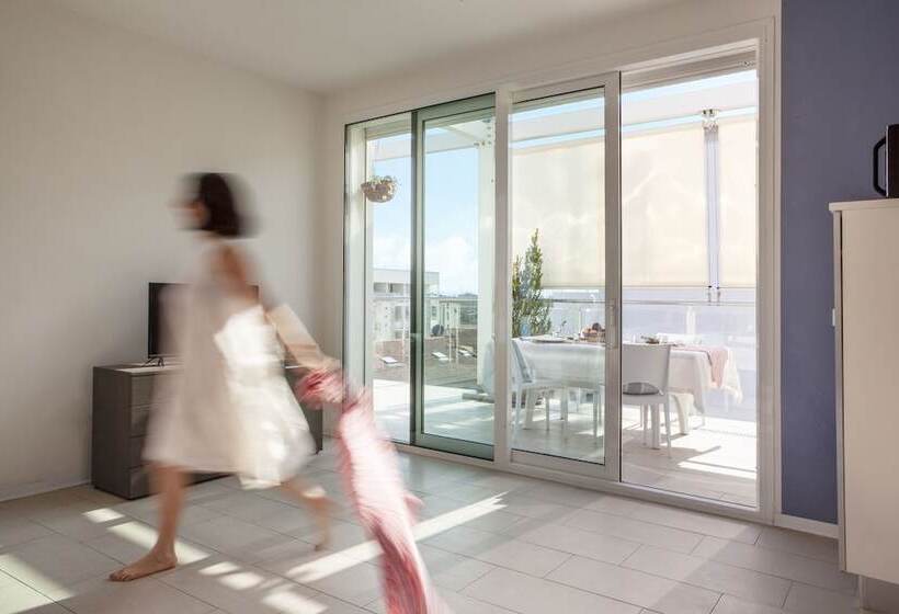 1 Bedroom Penthouse Apartment, Residence Sunrise Cesenatico