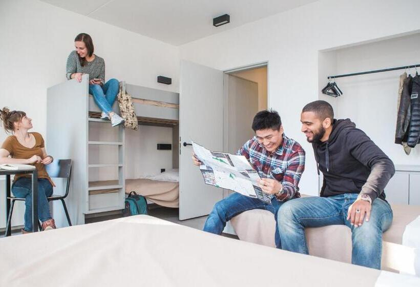 اتاق استاندارد چهار تخته, Antwerp Central Youth Hostel