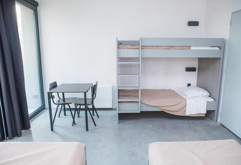 اتاق استاندارد چهار تخته, Antwerp Central Youth Hostel