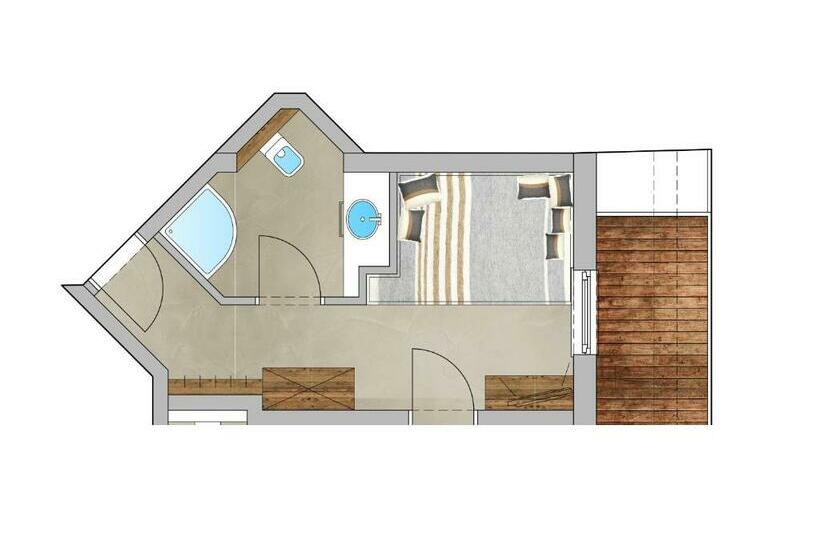 غرفة قياسية فردية, Lü   Adults Only