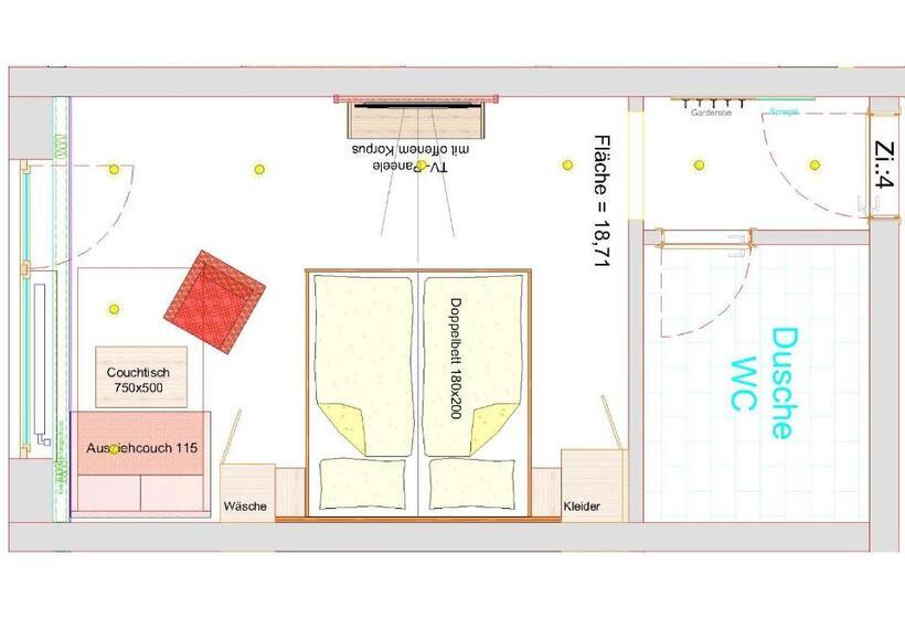 غرفة سوبيريور مزودة بشرفة, Gästehaus Boersch