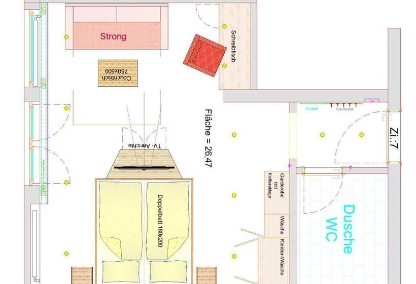 غرفة عائلية, Gästehaus Boersch