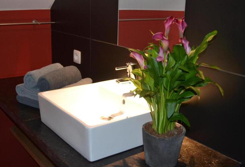 房顶倾斜的标准房间, B&b L Echappée Belle Welness Spa Et Table D Hôtes