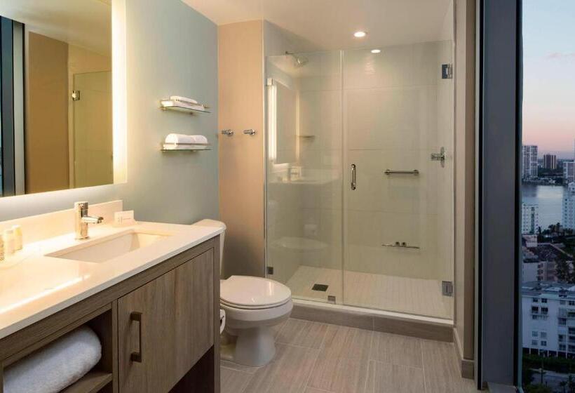إستوديو قياسى مطل على البحر, Residence Inn Miami Sunny Isles Beach