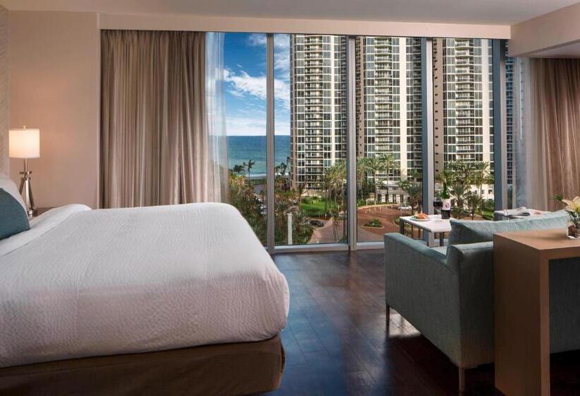 إستوديو قياسى مطل على البحر, Residence Inn Miami Sunny Isles Beach