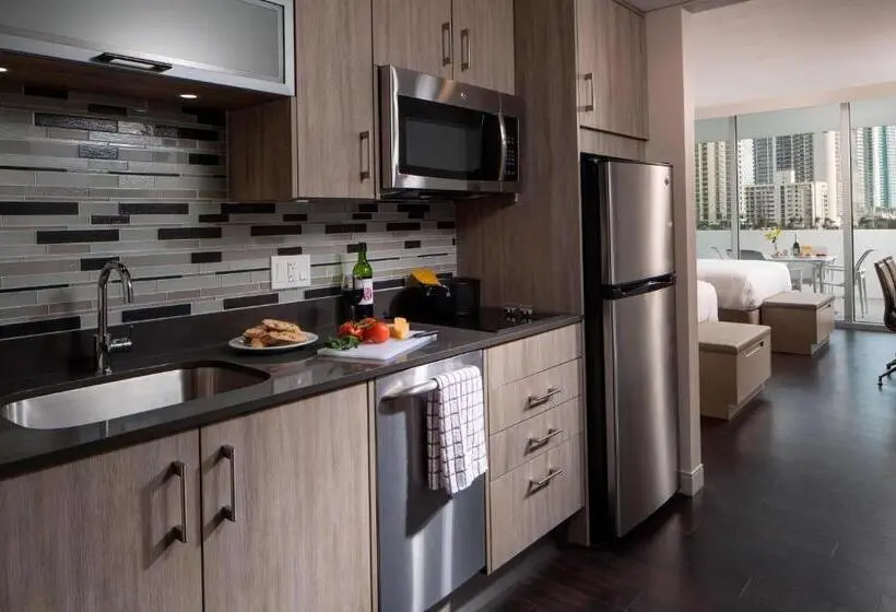 Standard-studio Kaupunkinäkymä, Residence Inn Miami Sunny Isles Beach