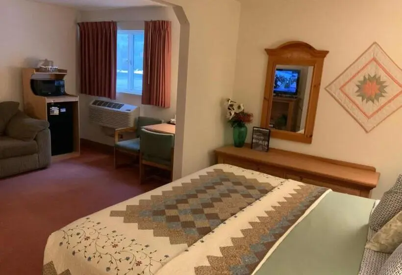 キングサイズベッドのデラックスルーム, Country Lodge Inn
