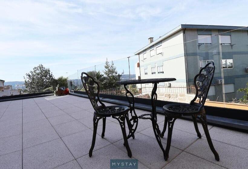 침실 1개 테라스 아파트, Mystay Casa Matriz Séc Xvi