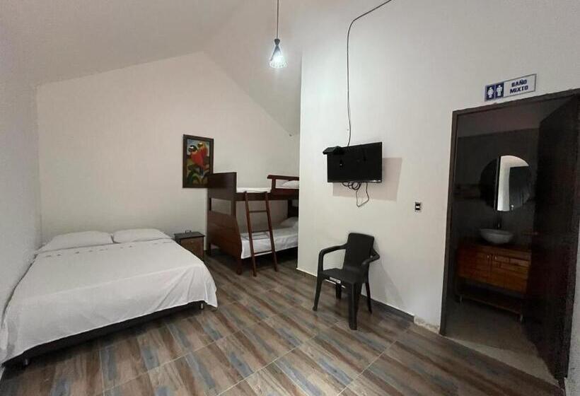 חדר משפחתי, Cabañas Monteleón Paicol  Huila