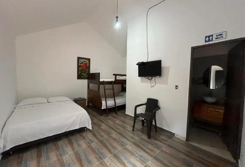 ファミリールーム, Cabañas Monteleón Paicol Huila