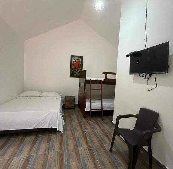 חדר משפחתי, Cabañas Monteleón Paicol  Huila