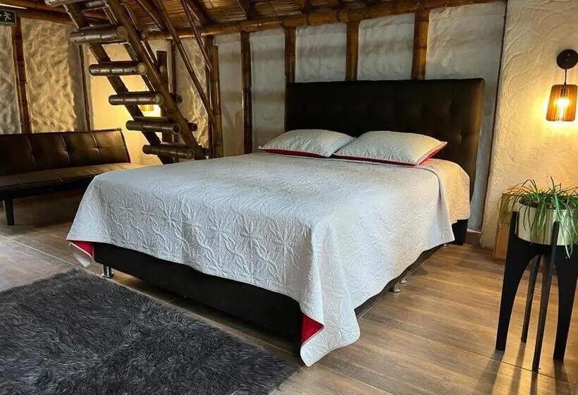 家族用バンガロー, Cabañas Monteleón Paicol Huila