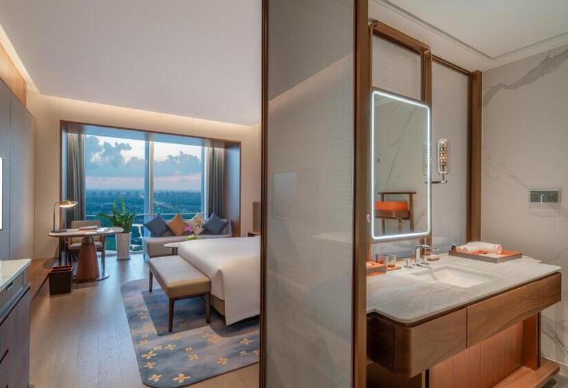 חדר דחוקס עם מיטת קינג, Suzhou International Conference