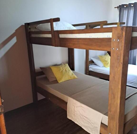 バスルーム共同エコノミー4人部屋, Hostel Casa Mar