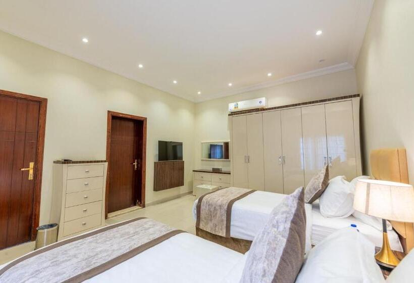 جناح غرفتين نوم, منتجع الوفاء درة العروس للعائلات فقط