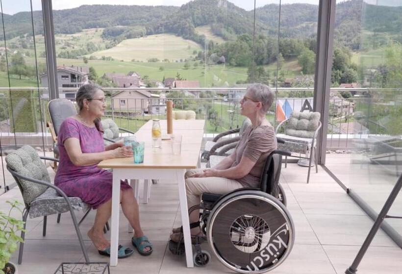 חדר סטנדרט נוף לגינה, Chez Svanette B&b Villa Sonnglück